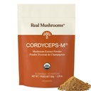 Real Mushroom Cordyceps Mushroom Powder - Cordyceps Mushroom Energy and Performance - Organic Cordyceps Powder with Beta-Glucans, Vegan Supplement, Non-GMO, 150 Servings