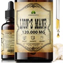 Mane Extract 4 fl oz Líquido – Suplemento Natural de Mushroom Tintura para Cerebro, Memoria, Claridad Mental & Focus – Apoyo Inmunitario – Fórmula de alta potencia – Suministro de 90 días