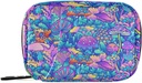 Mushroom caja de píldoras colorida 7 días caja de píldoras de viaje bolsa de organizador con cremallera portátil vitamina medicina suplemento titular bolsa de bolsa