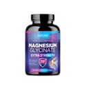 Magnesio Glycinate 250mg - High Absorption Chelated Magnesium Supplement - 100% Puro Magnesium Glycinate - Stress, Sleep, Heart, and Muscle Health Support - Non-GMO, Vegan, Gluten-Free (120 Tablets)