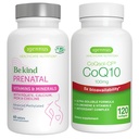 Advanced Prenatal Multivitamin + alta absorción CoQ10 100mg 120 Softgels Pregnancy Support Bundle by Igennus