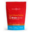 Colágeno del cuerpo del cerebro Peptides Polvo - Proteína Vital &amp; Colágeno Suplemento para Hombres - Tipo Hidrolizado I &amp; III para la piel del cabello, uñas &amp; salud conjunta - 25 servidos - Creamy Chocolate natural - 997g