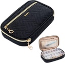 BAGSFY Pill Organizer Case 2 Times a Day- Weekly Medicine Organizer Travel Pill Box with Removable 7 Day Medicine Case Container for Fish Oil, Vitamina, Suplemento