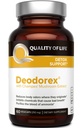 Calidad de vida - Soporte de desintoxicación - Lucha contra el mal aliento y el olor corporal - Deodorex - 60 Vegicaps