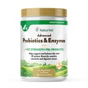 NaturVet – Probióticos avanzados " Enzymes - Plus Vet Strength PB6 Probiótico  tolera Apoyos y equilibrios Pets with Sensitive Stomachs " Digestive Issues  durable for Dogs & Cats (1 lb)