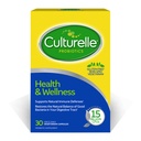 Culturelle Health &amp; Wellness Daily Probiotic for Women &amp; Hombre - 30 Cuenta - 15 Billion CFUs &amp; A Proven-Effective Probiotic Strain Support your Immune System- Gluten Free, Soy Free, Non-GMO