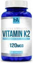 Vitamina K2 MK7 Suplemento Silencio Alta Absorción K2 Suplemento de vitamina con forma activa de menaquinona MK7 para el corazón mixto &amp; soporte inmunológico ← Vegan Non-GMO Soy Free Made in cGMP Labs (200 cápsulas vegetarianas)