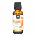 365 by Whole Foods Market, Vitamina D-3 Liquid Citrus Flavor 1000IU, 1 OZ