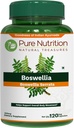Pura Nutrición Boswellia Serrata 15:1 Extracto 600mg ← 120 Cap  Min 65% Boswellic Acids ← Cada oferta de servicio 600mg 15:1 Extracto Equivalente a 9000mg Raw Boswellia Powder ← Non-GMO