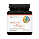 Teoría Collagen Marino - 2.500 mg - Soportes Conjunto, Nail, Hair, Skin, Bone &amp; Muscle Health* - con Aminoácidos, Minerales & Vitaminas C, A, E, B6 &amp; B12-160 Tablets (32-Day Supply)