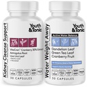 Juvenil &amp; Tonic Daily Water Retention Pills for Kidney Cleanse Swelling and Excess Body Fluids " Metabolic Waste / 30 + 30 cápsulas