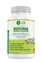 Moringa Capsules, 180 Píldoras de hoja de Oleifera Pura Vegan, 1200 mg por servidumbre, no GMO y suplemento libre de gluten, 3 meses de suministro, soporte de sistema inmunitario, metabolismo y energía Booster