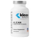 Klean ATHLETE Klean Calcium Citrate - for Bone Health & Density - Soporte de bonificación para deportes* - Gluten Free, Vegan < Non-GMO - 120 Capsules