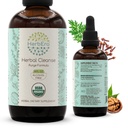 HerbEra Herbal Cleanse Organic Alcohol-Free Tincture ← Detox y Cleanse Fórmula, Extracto Suplemento Silencio Orgánica Wormwood Herb, Black Walnut Hull, Cloves Flower Buds