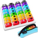 Organizador Mensual 1-Time a-Day: 30 Day Pill Organizer with Labels, Portable Mensual Pill Box, Month Pill Holder ith Portable Zipper Bag for Vitamin, Medicine, Fish Oil, Supplements