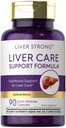 Carlyle Liver Support Suplemento para Hombres y Mujeres ← 90 Capsules ← Complex Blend with Milk Thistle, NAC, Dandelion Root Extract ← Non-GMO and Gluten Free