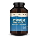 Dr. Mercola Magnesium Advanced - Apoya el Hueso, la Salud Cerebro Conjunta - Contribuye a un sueño más resentido - Sin gluten, libre de soja - 270 cápsulas (90 servidumbres)