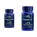 Extensión de vida Multivitamínico por día – Empaquetado con más de 25 vitaminas, minerales " extractos vegetales " Vitamina D3 125 mcg (5000 UI), salud ósea, rendimiento cerebral, apoyo del sistema inmunitario