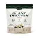 Snap Supplements Organic Plant Based Vegan Protein Powder Nitric Oxide Boosting Protein Powder, Vanilla Bean, BCAA Amino Acid for Muscle Growth, Performance & Recovery - 30 Servings (Vanilla)