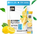 Empaquetadura de polvo sin azúcar - Lemonade Flavor - Keto Hydration Packets w/Magnesium, Potasio &amp; Sodium - Zero Calorie, Vegan, Non-GMO, Gluten-Free - 18 Single Servings