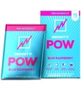 EBOOST POW Natural Pre Workout Powder - 15 Packets, Blue Raspberry - Preworkout Energy Booster Gym Supplement Drink Mix for Men and Women - Performance, Joint Mobility Support - Gluten-Free