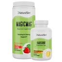 Dynamic Duo MagicMag " Kadsorb - Magnesium Powder Stress " Sleep Support Drink " Potassium Caps Electrolyte Balance Normal pH Support - Natural Aid for a Slow Metabolism