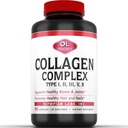 Laboratorios Olímpicos Complejo Multi Collagen Tipo I, II, III, V, X, Pelo, uñas, Conjunto, Salud Gut, 90 caps, Suministro de 30 días