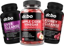 ACV Gummies " Liver Kidney Cleanse - 1000MG Apple Cider Vinegar Gummies " Liver Cleanse Kidney Detox Capsules for Digestion, Gut Health, Cleansing, Detox, Flushing " Metabolism