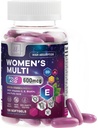 Multivitamina para Mujer - Multivitaminas de la Mujer Diaria con Biotina, Calcio, Ácido Fólico, Hierro, Zinc, Vitamina A, C, D, E &amp; B Vitaminas, Esquí de Pelo para Mujeres y uñas Suplementos Vitaminas - 120 Softgels