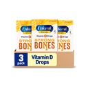 Vitamina D-Vi-Sol Vitamina D Suplemento líquido gotas para bebés, soportando fuertes dientes " huesos en bebés recién nacidos, fácil de usar, sin gluten, botella de gotero de 50 ml, paquete de 3