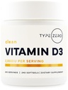 Tipo Zero Vitamina D3 2000 iu, 240 Softgels - No GMO &amp; Gluten Gratis