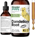 Forever Puppy Dandelion Root Drops for Dogs - Liquid Liver Health Supplement for Large, Medium &amp; Small Dogs - Liver Cleanse Detox Drops w/Dandelion Root Extract - 4 oz