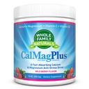 Calcio Magnesium Powder Suplemento - CalMag Plus con vitamina C & D3 - Gluten Gratis, No GMO, Wild Berry Flavor - Natural Calm &amp; Stress Relief Cal Mag Drink - Natural Calm Calcium &amp; Magnesium Powder