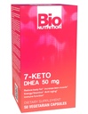Bio Nutrition 7-Keto 50 Capsules Vegetarianos ← DHEA 50mg  Promueve una fuerte salud inmunitaria  sometida Energy &amp; Stamina