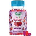Multivitamin Jelly Bean Gummies con Zinc para niños, Immune Support Suplementos dietéticos, Vegetariano, 120 frijoles Berry Blast, Kosher