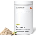 Momentous Recovery Grass-Fed Whey Protein Powder - 20 g Post-Workout Whey Isolate Protein - NSF Certified for Sport - Gluten-Free - 15 Servings - Vanilla - Paquete Mayo Vary