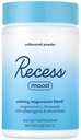Receso Mood Powder, Magnesio calmante L-Threonate Blend with Passion Flower, L-Theanine, Electrolytes, Magnesium Calm Support Powder Supplement - Desflavored 28 Serving Tub