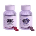 Lemme Chill & Sleep Bundle - Stress Relief Gummies with KSM-66 Ashwagandha ' Deep Sleep Gummies with Melatonin and Magnesium to Fall Asleep Faster - Gluten-Free and Non-GMO (Variety Pack of 2)