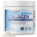 Bronson Marine Collagen Peptides Hidrolyzed Protein Powder 100% Wild Caught Nordic Cod Verified Fuente sostenible para articulaciones Esquí Pelo Nails & Bones 150g (5.29oz)