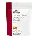 Bariatric Advantage Calcium Citrate Chewy Bites 500 mg - Highly Absorbable & Digestible - Vitamina D3 - Suplemento de Calcio Fácilmente Chewable - Mango de Piña - 90 Conde