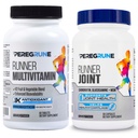 Runner Multivitamin &amp; Joint Support Suplemento – Antioxidantes, Complejo de vitamina B, Probióticos para la salud, energía, resistencia, recuperación - Glucosamine Chondroitin, MSM – GMP Running Suplementos