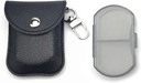 VOFOON Pequeño Organizador de Píldoras, Caja de Píldoras de Viaje para Purse, Soporte de Llavijas, Contenedor de Píldora de Píldoras de Bolsillo, 2 veces al día Medicina Portable diario Caso de vitaminas, Caja de aceite de pescado, Caja de suplemento