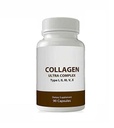 Capsulas Multi Collagen Ultra Premium para Hombres &amp; Mujeres, Peptides de Collagen Hidrolizado Puro, Suplemento de vitamina para el cabello, piel, uñas y soporte conjunto (Tipos I, II, III, V, X) 90 cápsulas