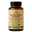 Blood Sugar Support Supplement with Cinnamon, Bitter Melon – Supports Healthy Blood Sugar Levels Already Within Normal ranges | Licorice Root Extract - 60 Capsules
