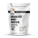 ¡Es sólo! - Concentrado de proteínas 100% Whey, Ranura de pasto de grano, hecho en Australia, hormona RBST/rBGH libre, Premium WPC-80, No hay sabores añadidos (Grass-Fed Unflavored, 1,25 libras)