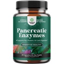 Pancreatin Digestive Enzymes Digestion for Gut Health - Pancreatic Digestive Enzymes for Women &amp; Men with Protease, Lipase &amp; Amylase - Bloating, Stomach Health, Fat, Carb & Protein - 60 Con