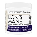 Anfitriona de Defensa León Polvo de Mane - Suplemento de Apoyo a la Salud del Cerebro - Suplemento de Mushroom para apoyar la función de memoria - Immune &amp; Nervous System Support Supplement - 3.5 oz (66 Servimientos)*
