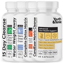 Juvenil &amp; Tonic completa desintoxicación corporal para limpieza, normalidad de la acidez de nivel y desintoxicación de agua – 150 pastillas