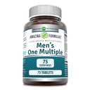 Fórmulas asombrosas Multivitamínico para Hombres TENIDO Alimentos Basados en las Tablas Suplemento TENIDO Perfect Blend of Vitamins, Minerals, 25 Millones de probióticos de la UF &amp; enzimas basadas en alimentos (1 Pack, 75 Cuenta)