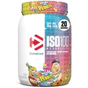 Dymatize x Pastel de cumpleaños Pebbles ISO100 Whey Protein Powder Isolate, 25g de Proteína, 5.5g BCAAs, 120 Cal., Gluten Free, 1g Fat, 1g Sugar, 2g Carb (20 Servings)